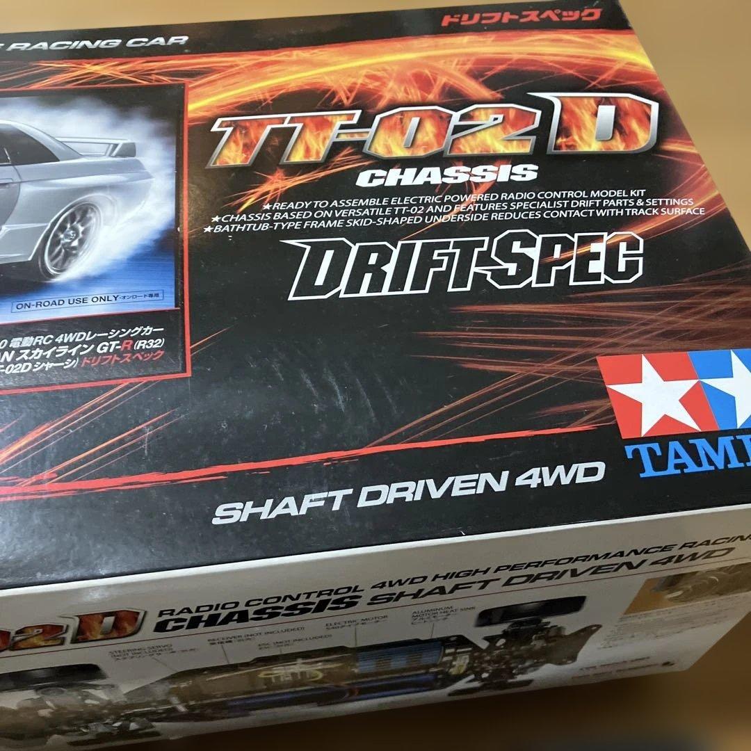 タミヤ R32 GT-R RC ドリフト 日産スカイライン　未使用　スペア付き