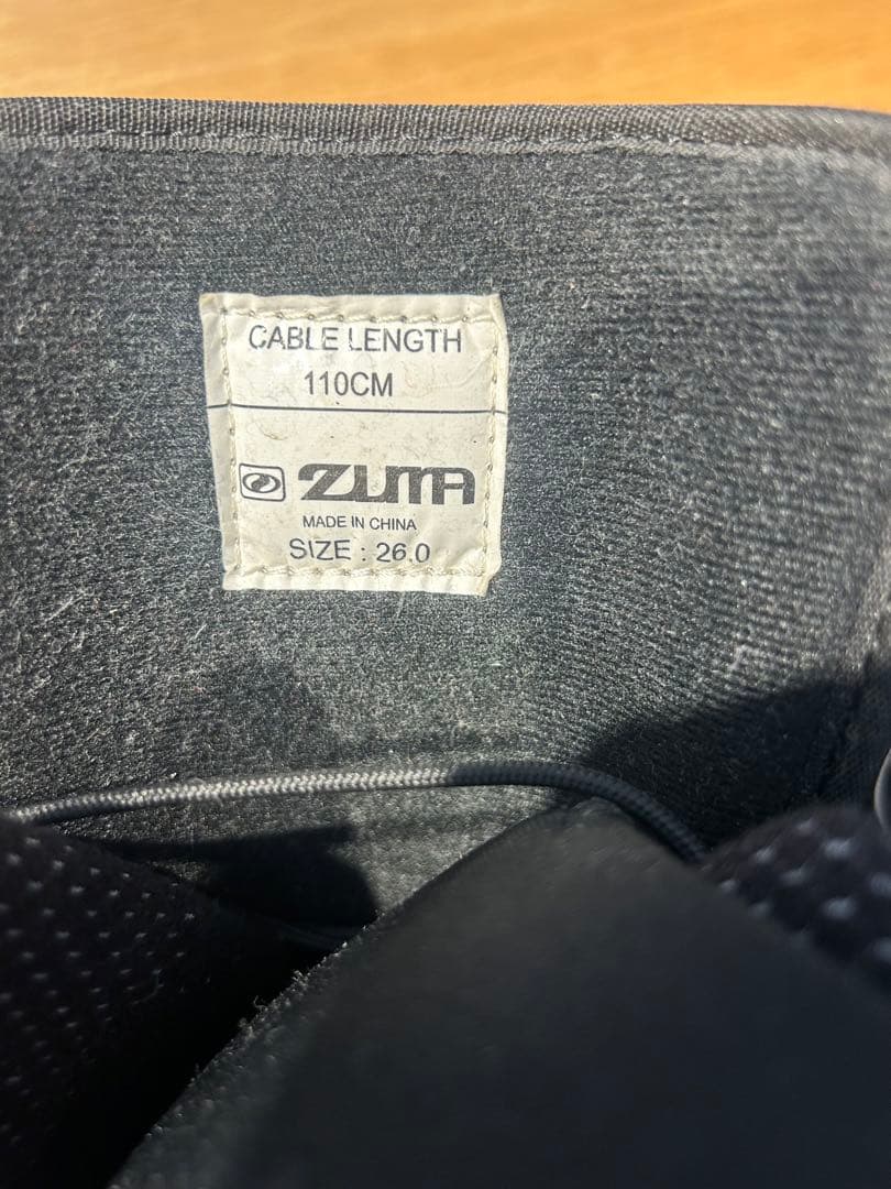 スノーボードブーツ zuma ブラック