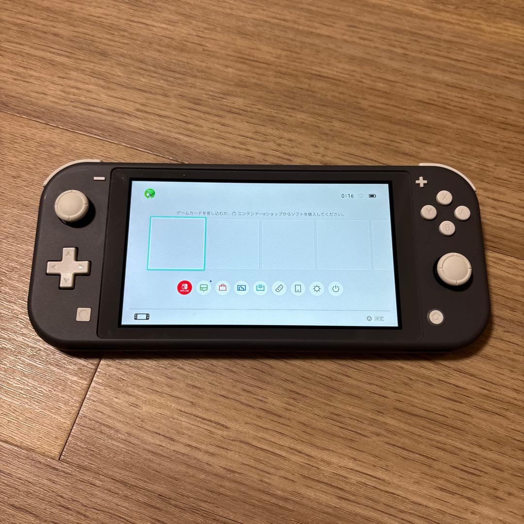 極美品　Switchライト グレー