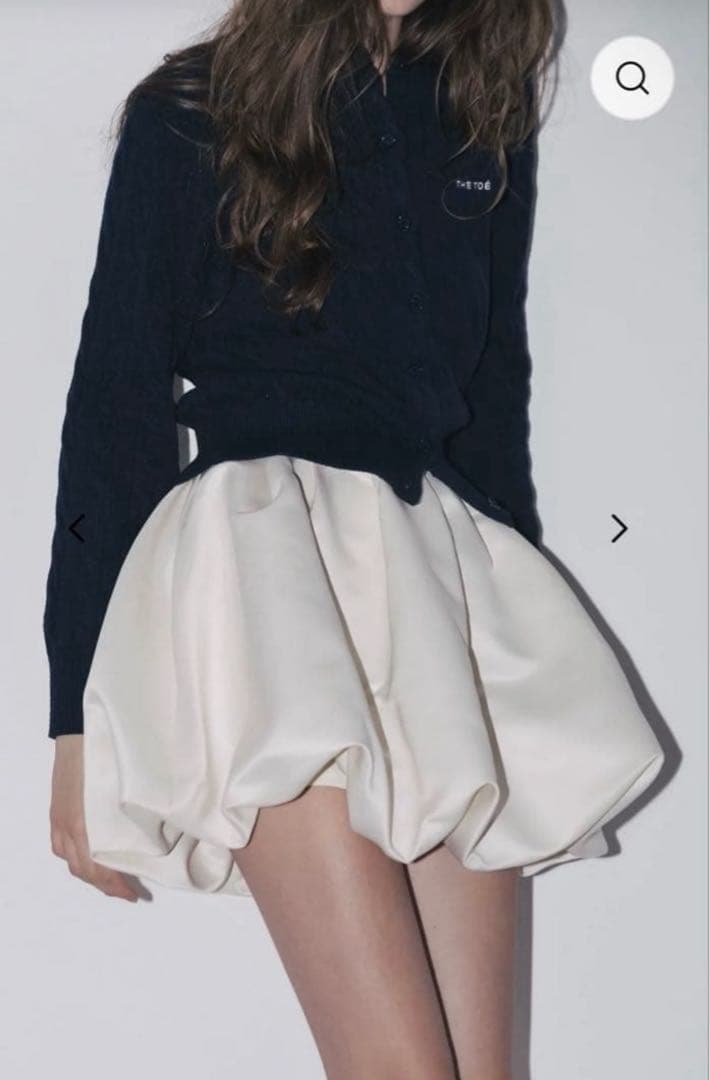 THE TOE VENICE BALLOON SKIRT ホワイト