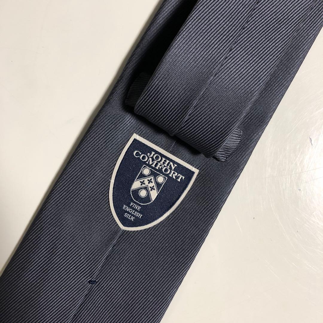 ジョンコンフォート 50オンス ソリッドタイ（チャコールグレー無地）