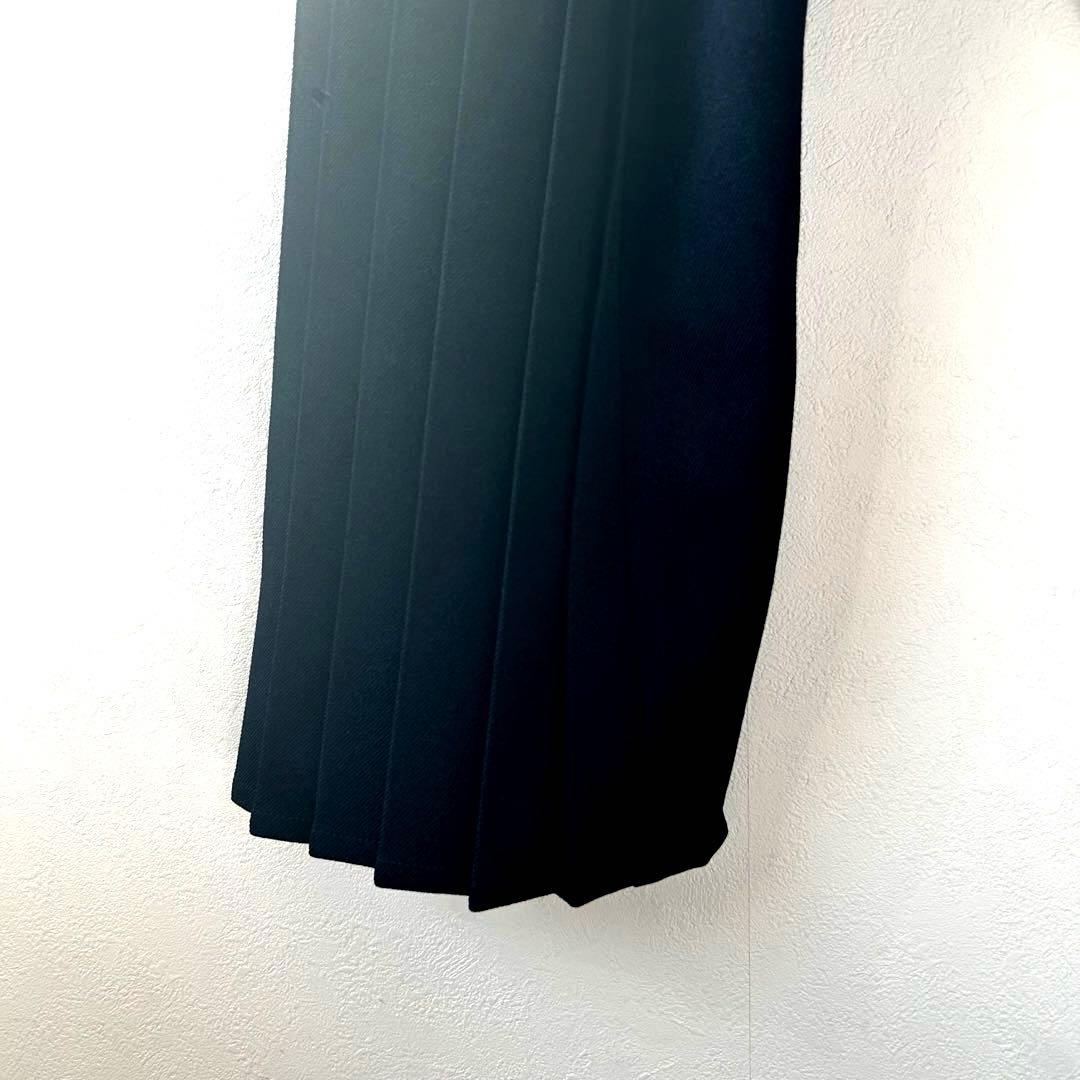 【匿名配送】gomme ゴム サイドプリーツ サルエルパンツ 紺 アシンメトリー