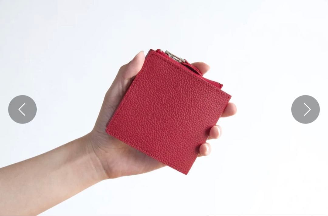 【新品】 新進工房 薄い財布 箱型財布キャレ-carre-　プ本革 二つ折り 黒