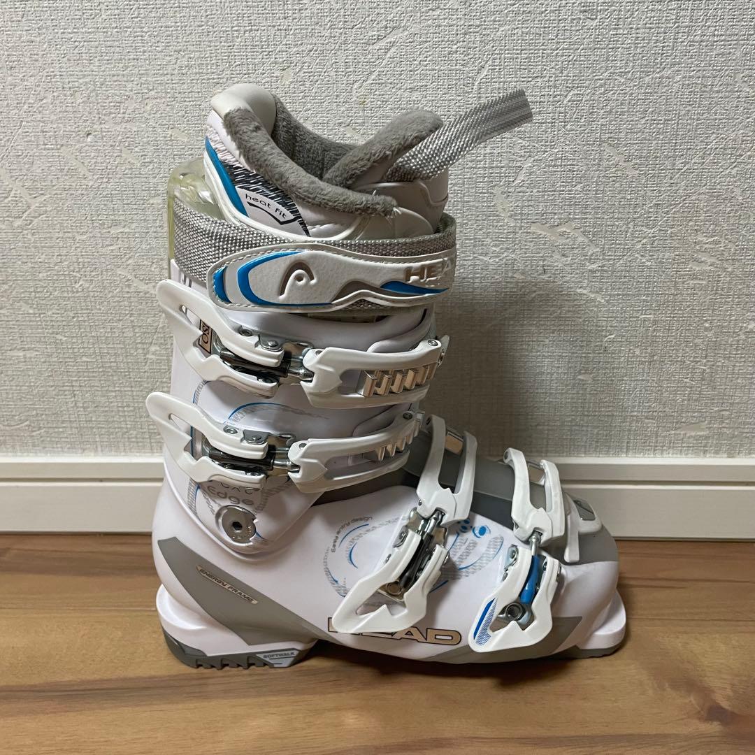 ROSSIGNOL146cm HEAD23/23.5cmストック付きスキーセット