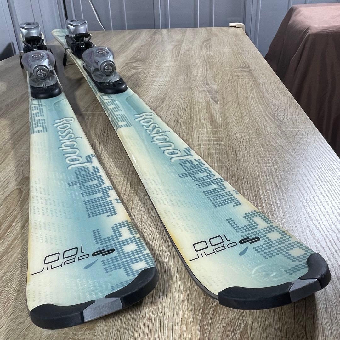 ROSSIGNOL146cm HEAD23/23.5cmストック付きスキーセット