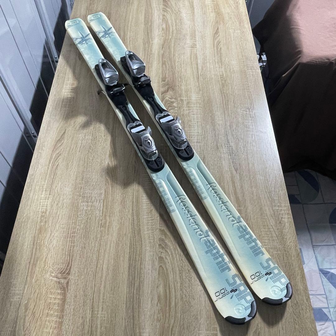 ROSSIGNOL146cm HEAD23/23.5cmストック付きスキーセット