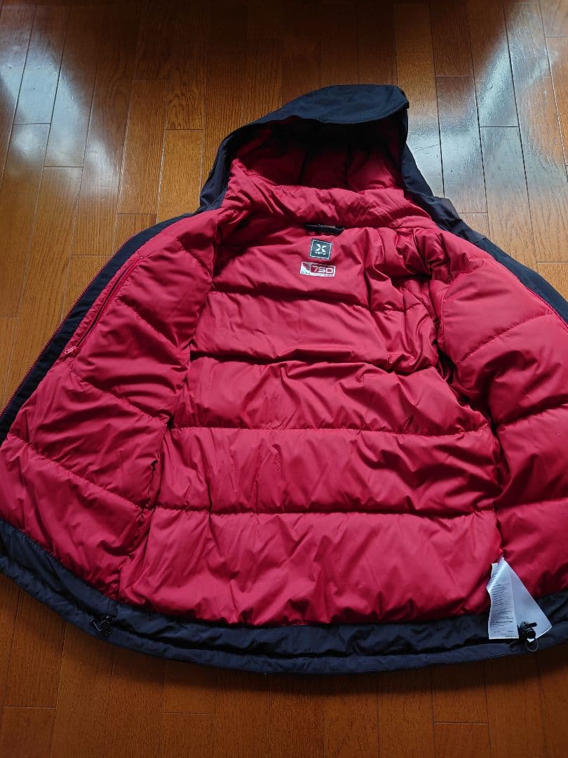 シマノXEFO.GORE-TEX フード付ダウンレインウェア ブラックＬＬサイズ