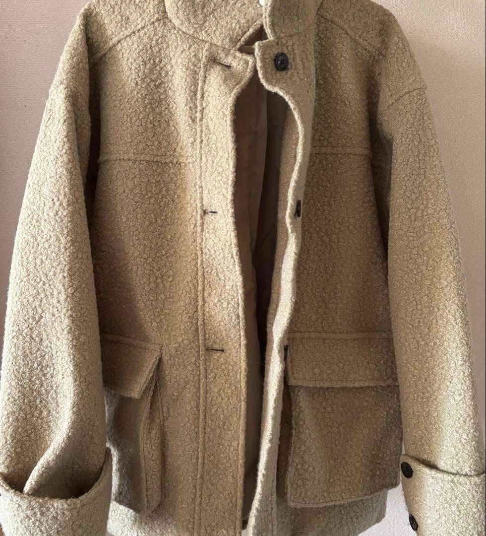 mimi accessoryhellam ブークレスタンドカラーコート