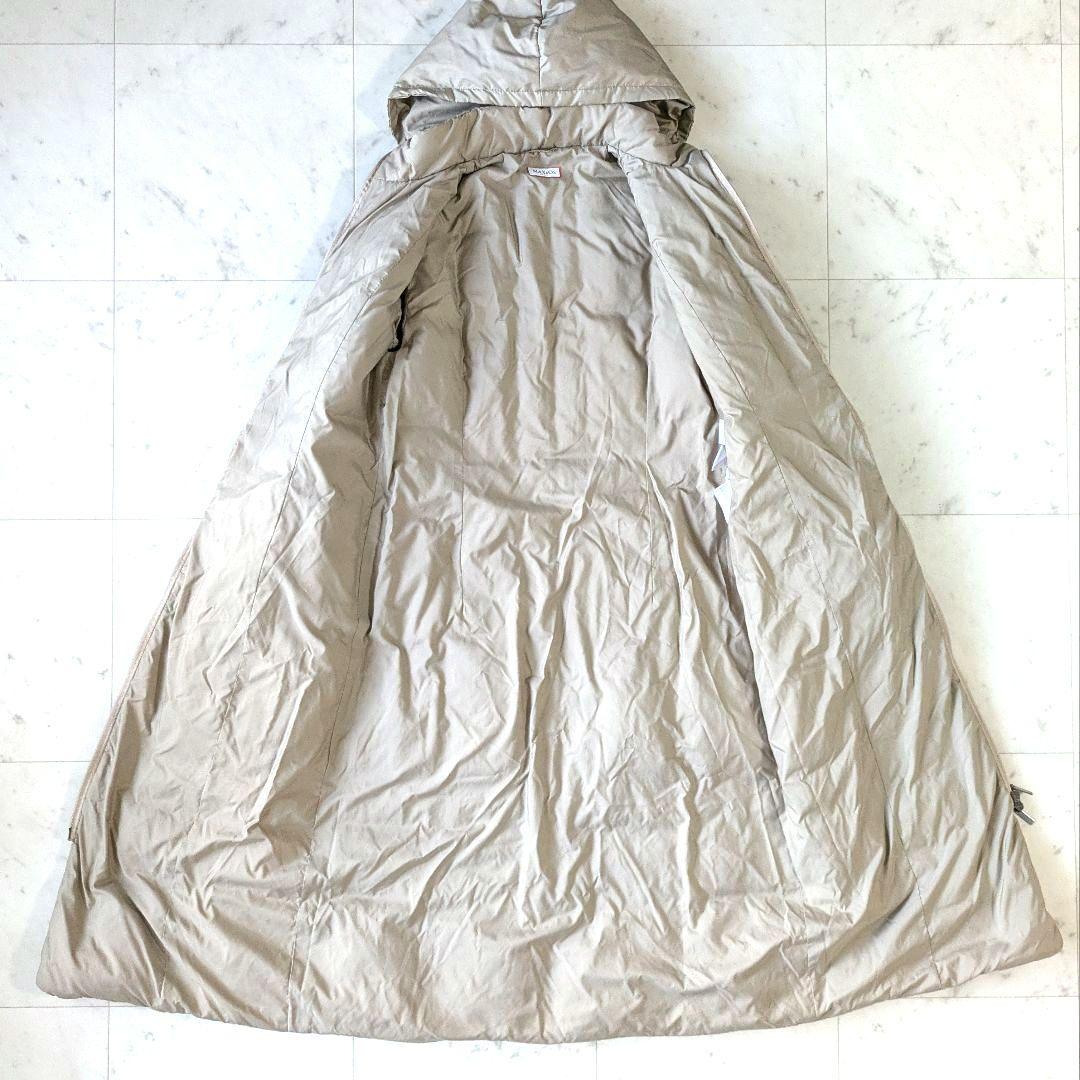 マックス＆コー　ロングダウンコート　ベージュ