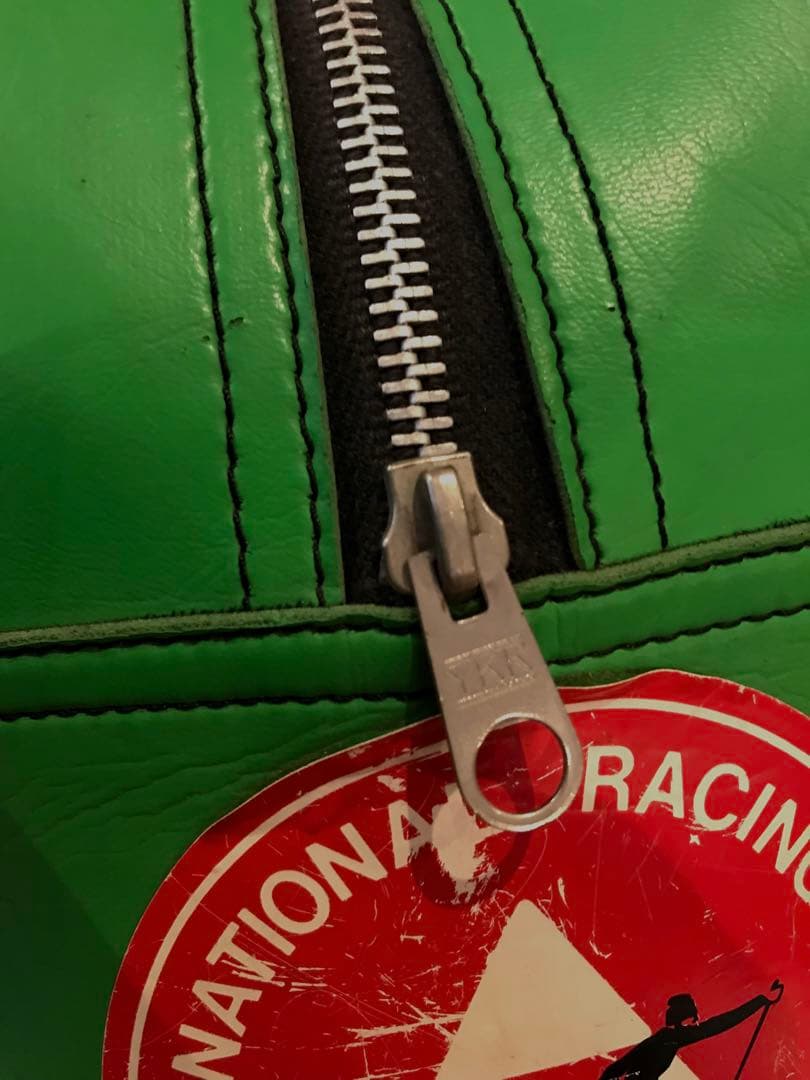 ◼️希少 70s〜 アディダス ボストンバッグ フランス製 緑 adidas