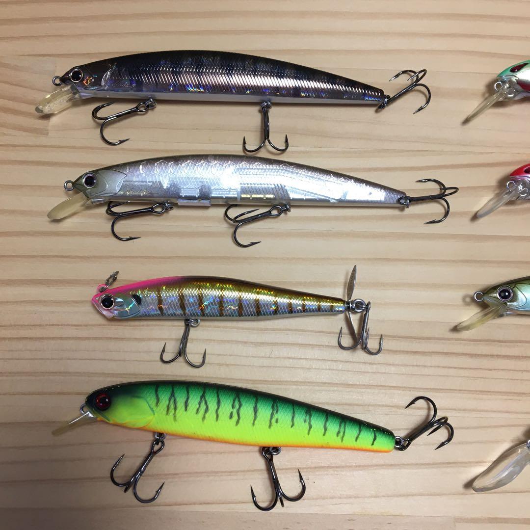 ルアー8個セット（ルドラ、レイダウンミノー他）