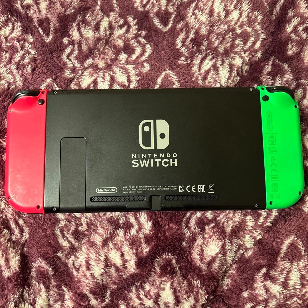Nintendo Switch 本体 グリーン/レッド 充電器付き