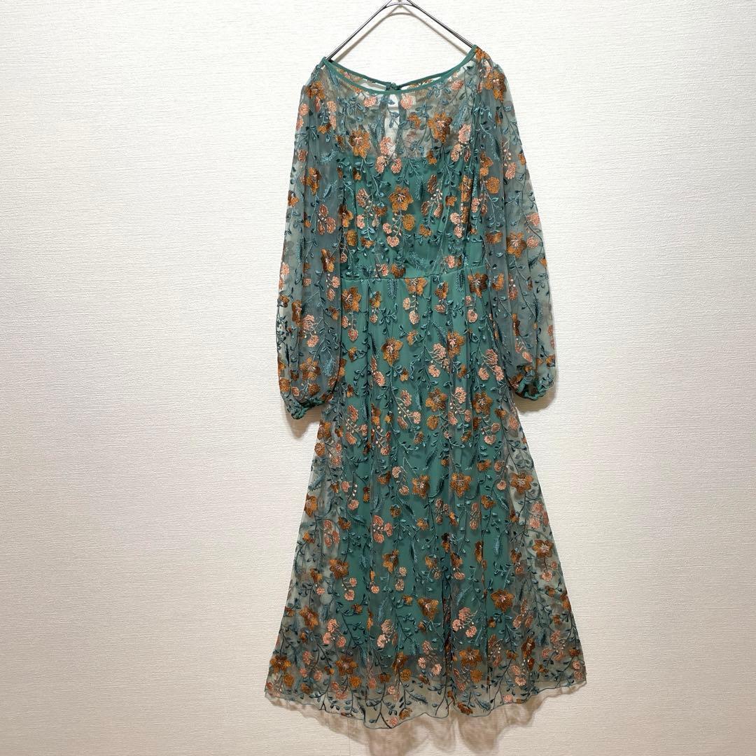 Kastane オケージョンドレス グリーン　サイズ0 結婚式　パーティー