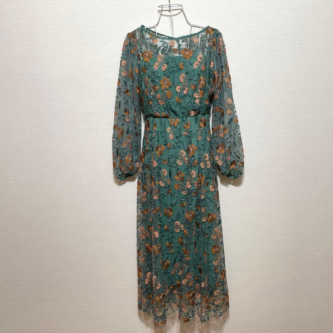 Kastane オケージョンドレス グリーン　サイズ0 結婚式　パーティー