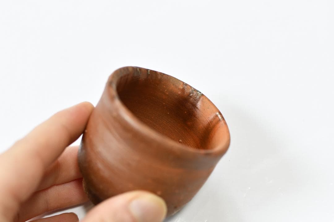 【備前焼】人間国宝　伊勢崎淳　備前　酒呑