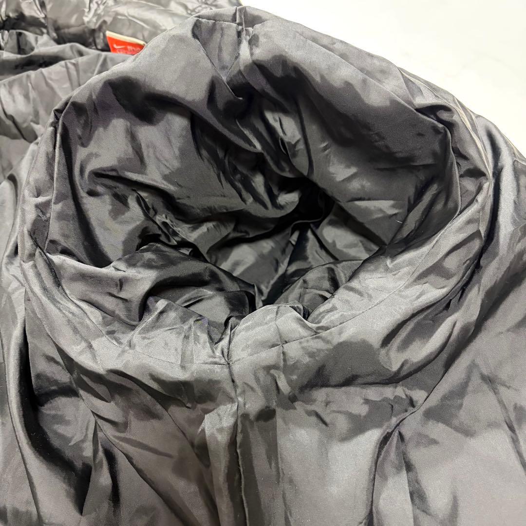 ナイキ ダウンコート ベンチコート フード付き ブラック XL 大きいサイズ