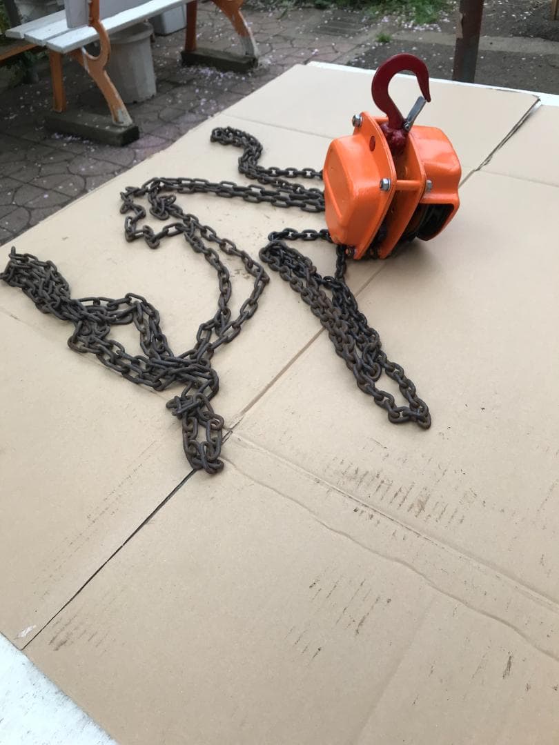 ♪おすすめ品　キトーチェーンブロック手動式　吊り上げ能力500kg