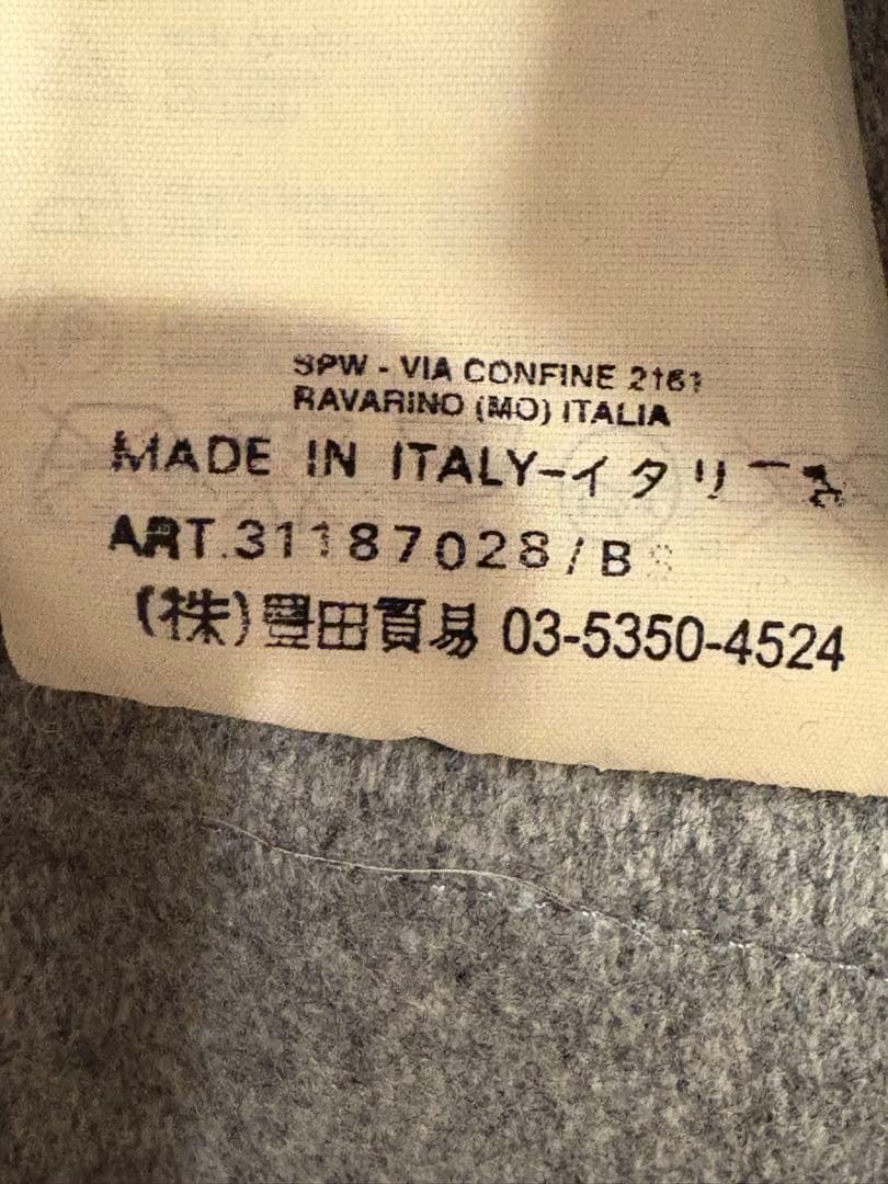 【最終】C.P.COMPANY ウールコート グレー 46サイズ モレノ期