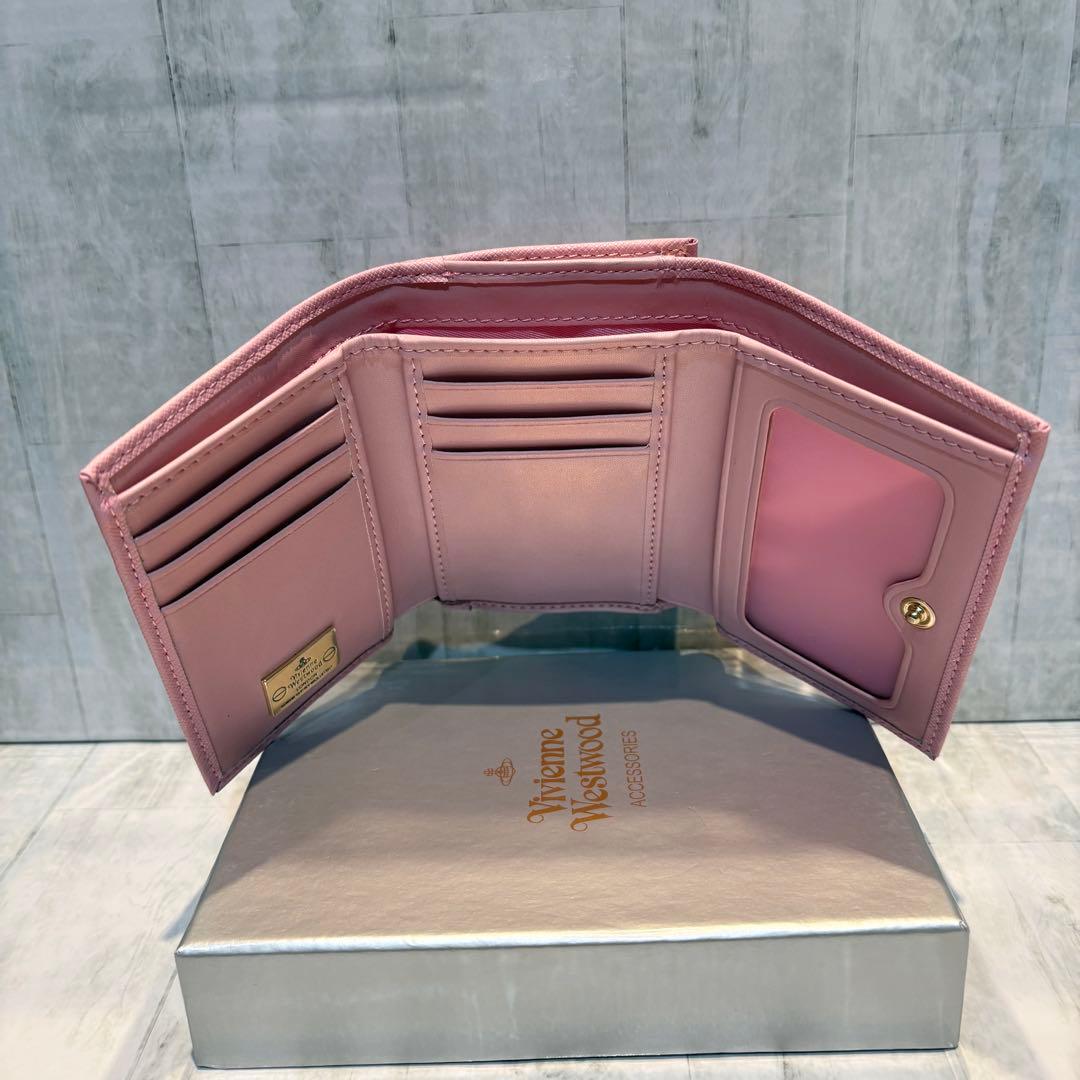 Vivienne Westwood 3つ折り財布 / サフィアーノピンク