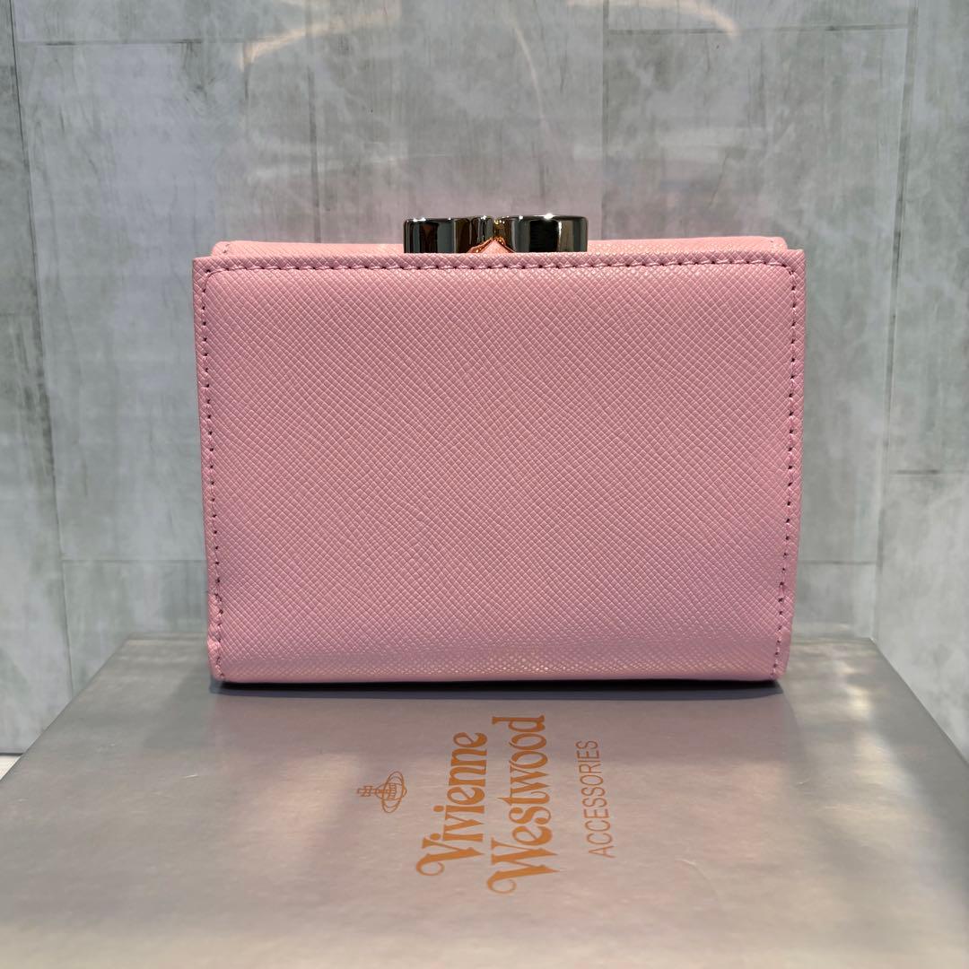 Vivienne Westwood 3つ折り財布 / サフィアーノピンク