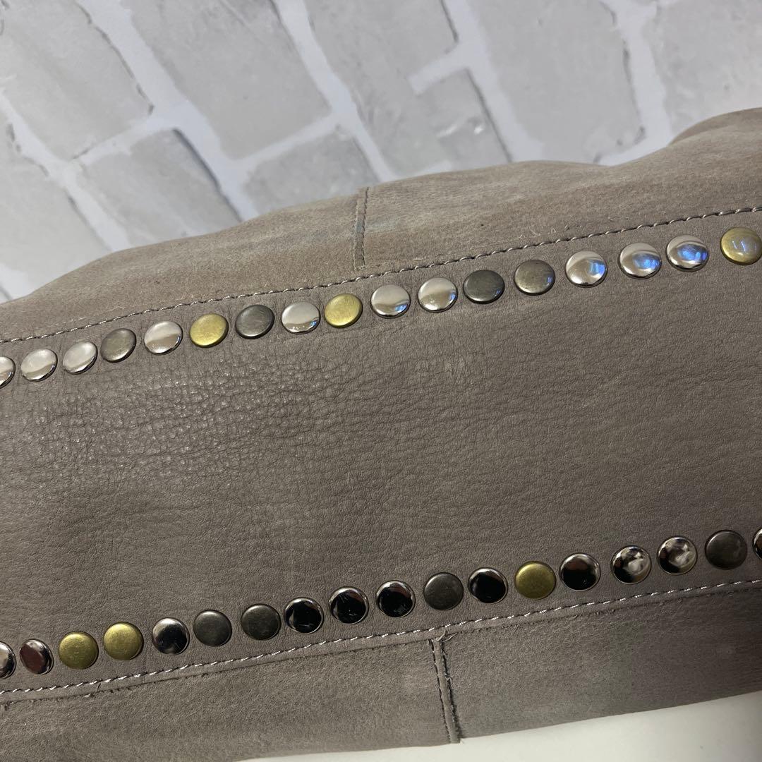 TRES archive グランジ ワンショルダーバッグ 肩掛け スタッズ 牛革