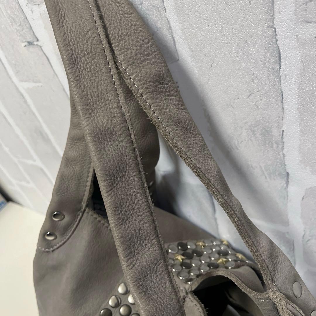 TRES archive グランジ ワンショルダーバッグ 肩掛け スタッズ 牛革