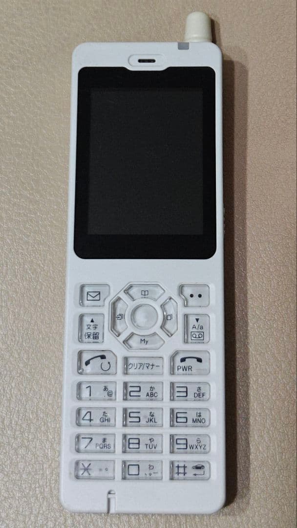 ★中古品★Fujitsu PHS本体 ホワイト 3台セット