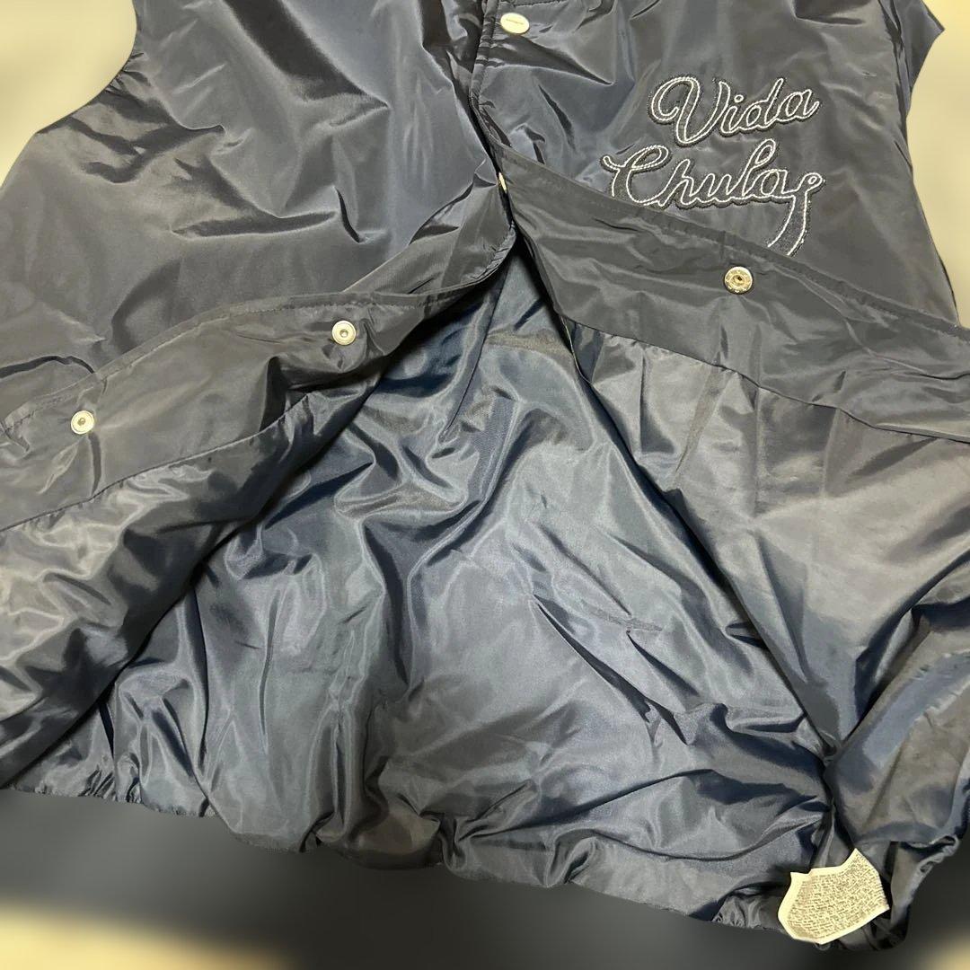 デシグアルDesigualカレッジジャケット　スタジャン ネイビー グレーM