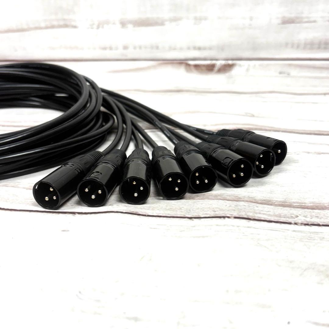 CANARE L-4E5AT XLRケーブル 2m 8本セット