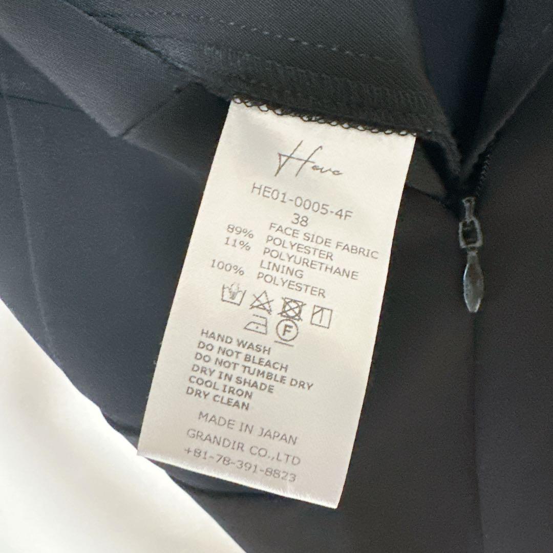 Heve ハートネックオールインワン　美品　ブラック38