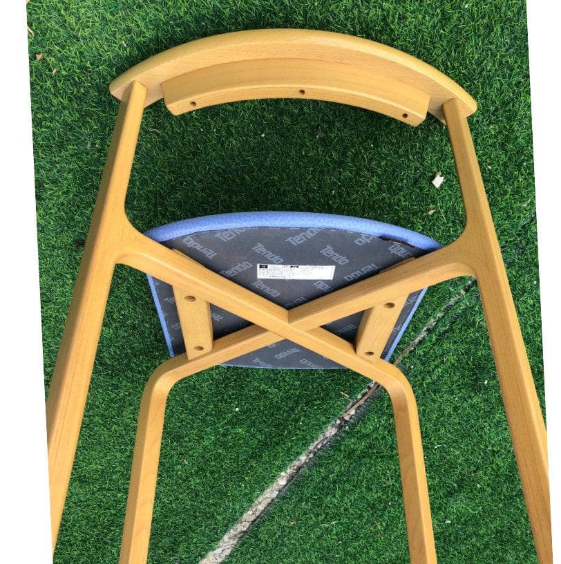 ●天童木工 椅子 イス 4脚 セット T-5348WB-ST型 天然木製フレーム