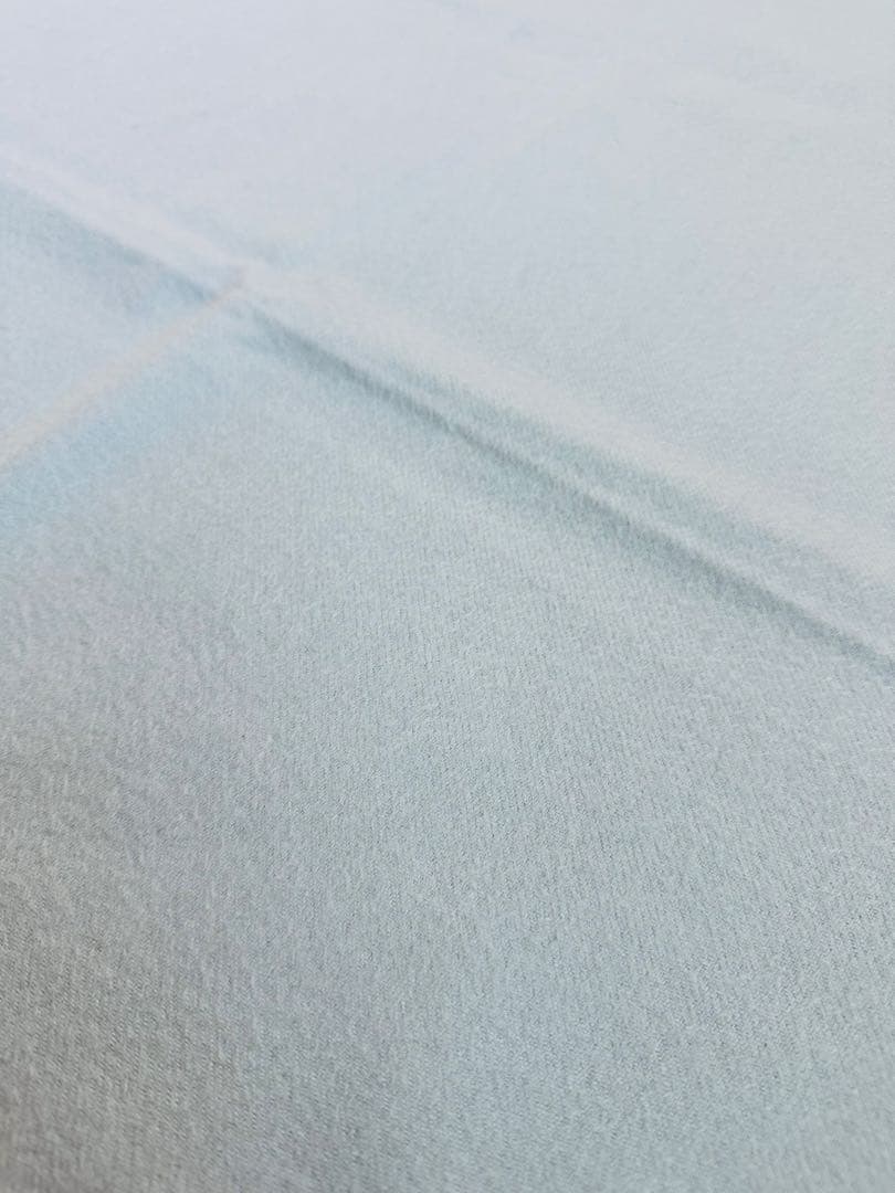 【美品】ジョンストンズ　カシミヤ大判ストール LIGHT FLAT GREY