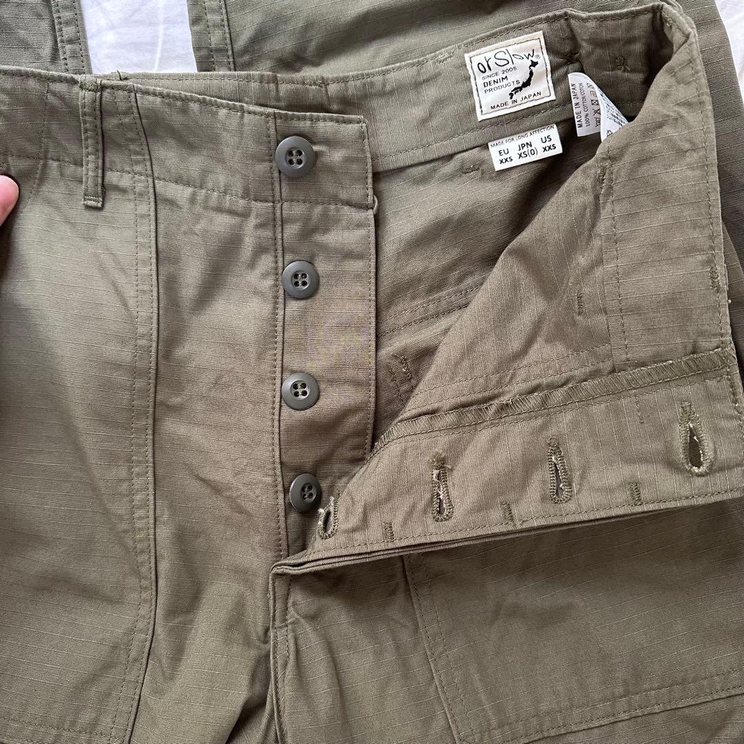 【値下げ】orslow オアスロウ リップストップファティーグパンツ