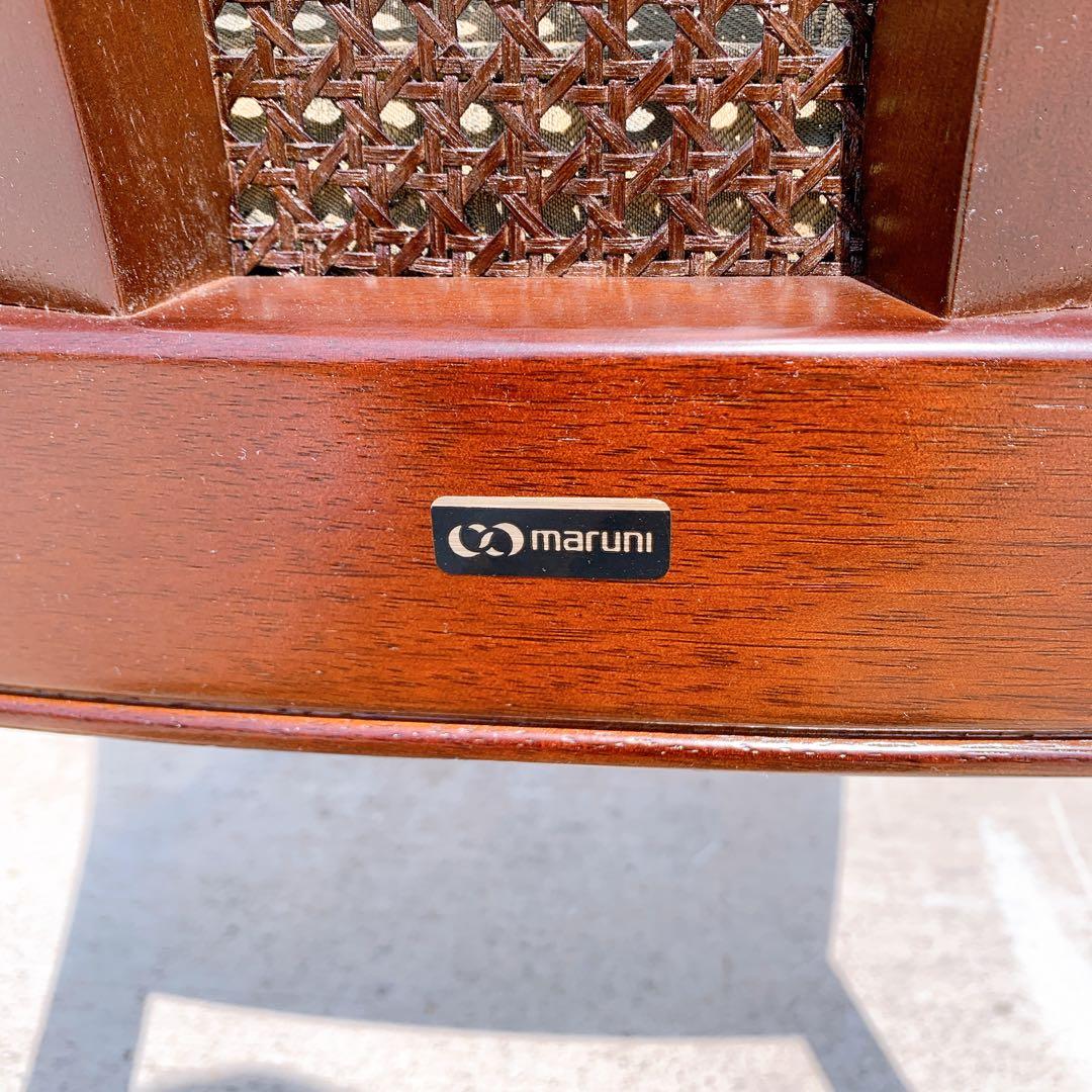 【美品】Maruni マルニ木工 ダイニングチェア アンティークチェア 猫脚②