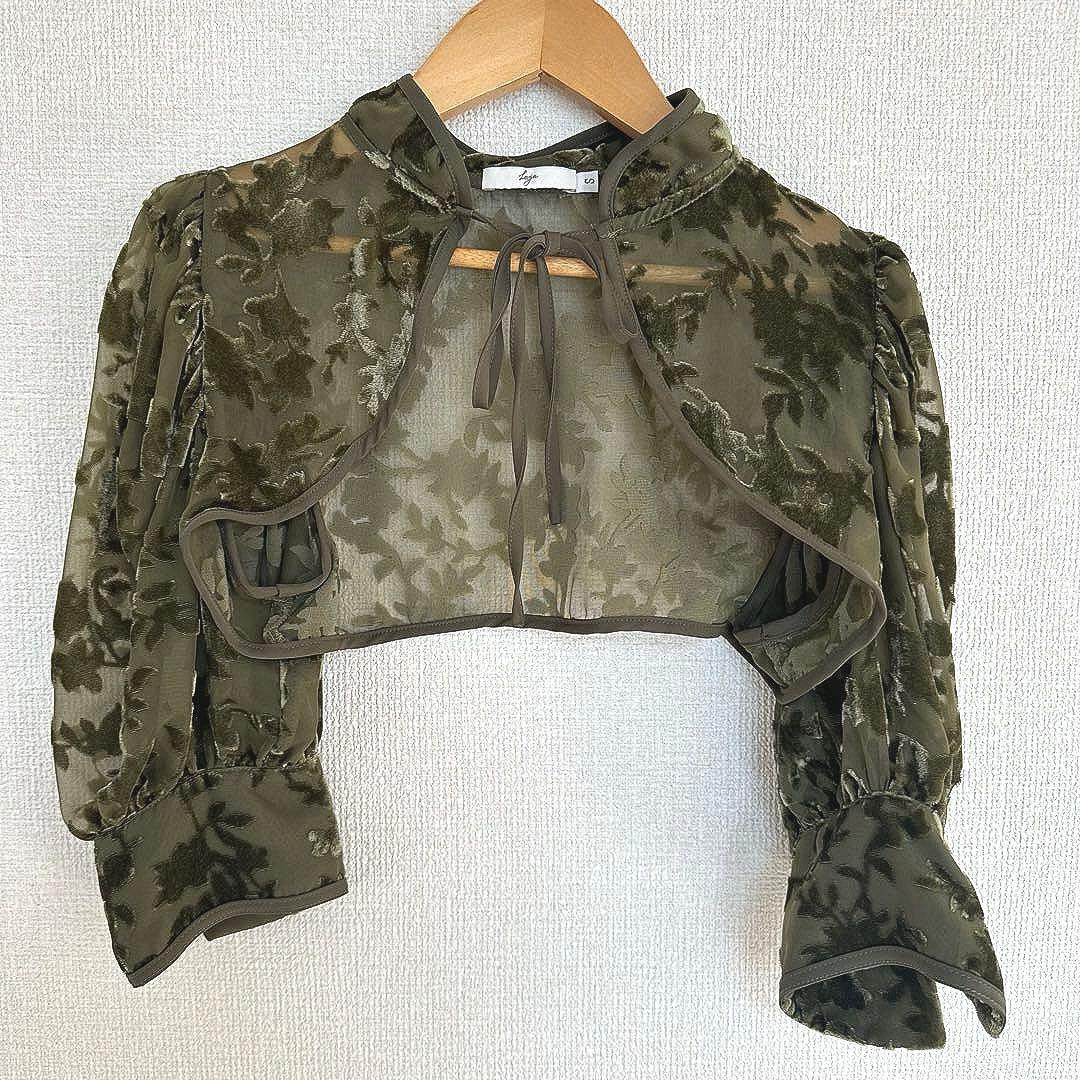 Leja 花柄ボレロセットアップマーメイドワンピースドレス　Sサイズ