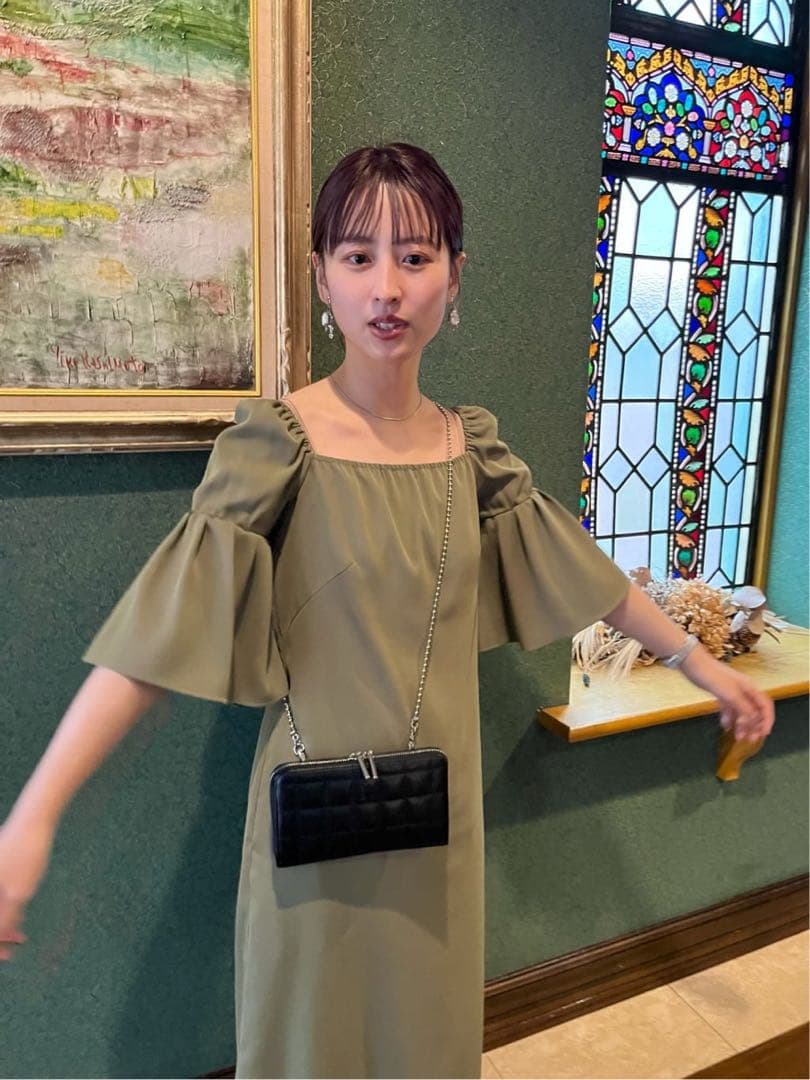 ユ*ン様 kastane オケージョン Bell sleeve color dr