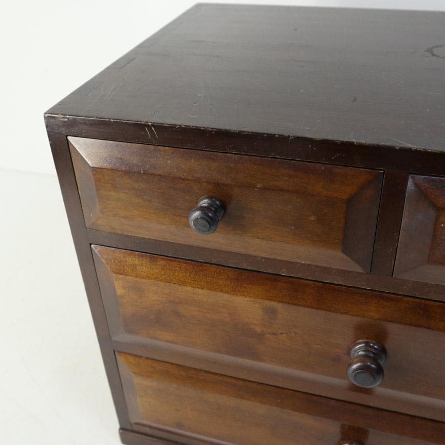 松本民芸家具 ミズメザクラ材 小引き出し A4収納 小箪笥 小物入れ