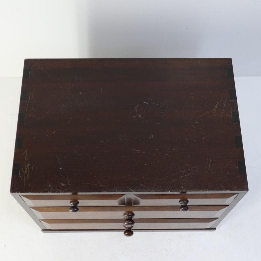 松本民芸家具 ミズメザクラ材 小引き出し A4収納 小箪笥 小物入れ