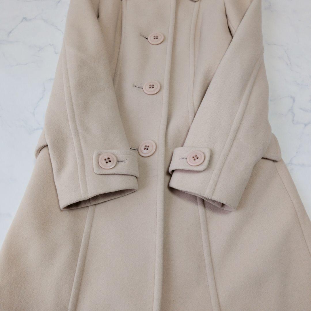 バーバリーブルーレーベル ロングコート ウール チェック 38