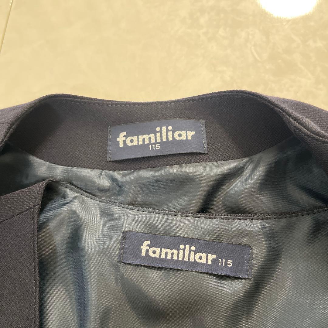 【ファミリア お受験ワンピース ボレロ】サイズ115