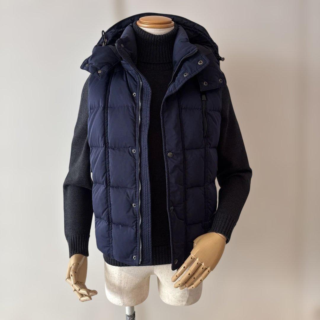 タトラス／ダウンベスト／ネイビー／02