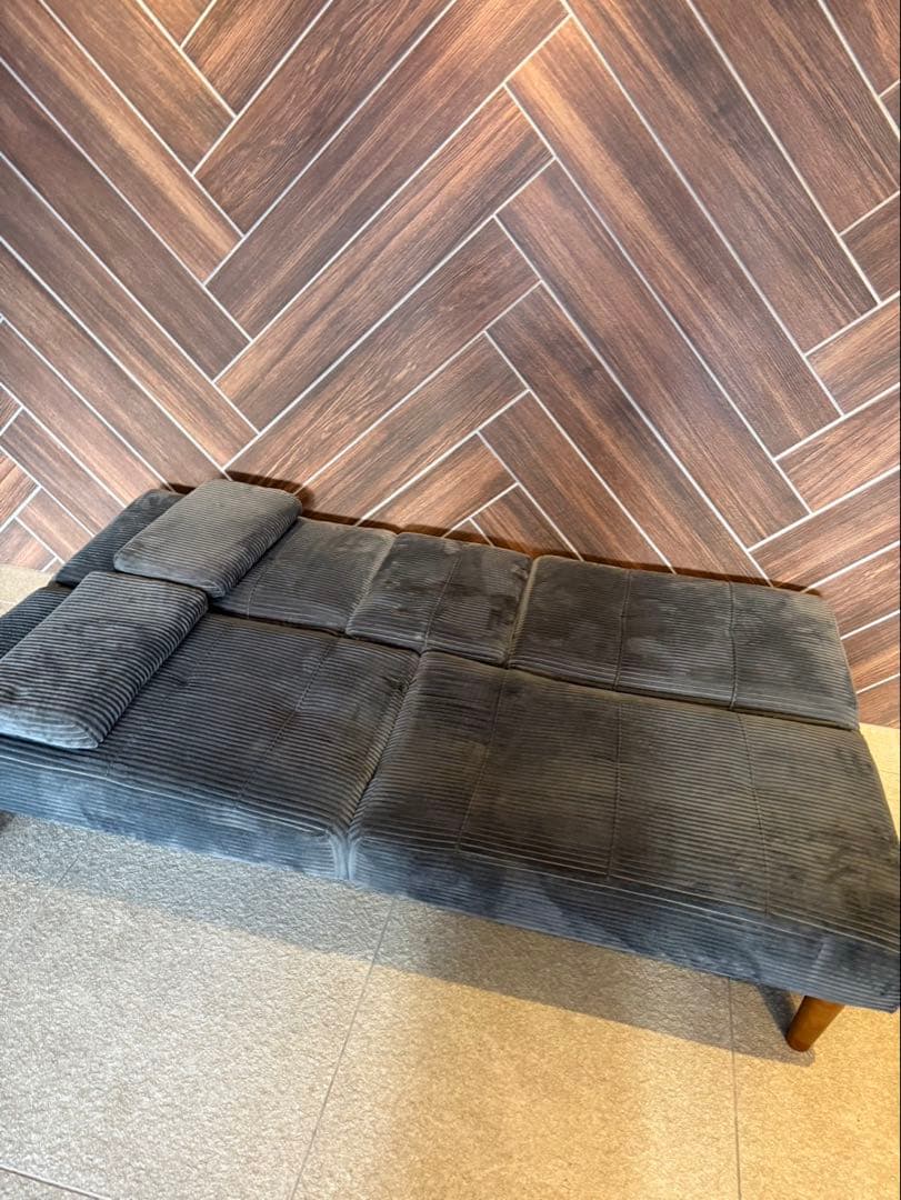 FLEXISPOT XB1カップホルダー付き　ソファベッド　ファブリックソファ