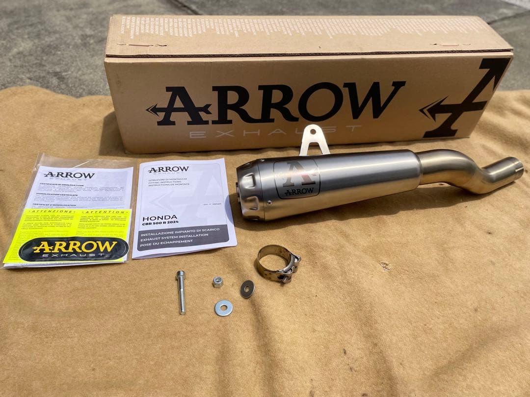 ARROW スリップオン PRO-RACE 2024 CBR400R用