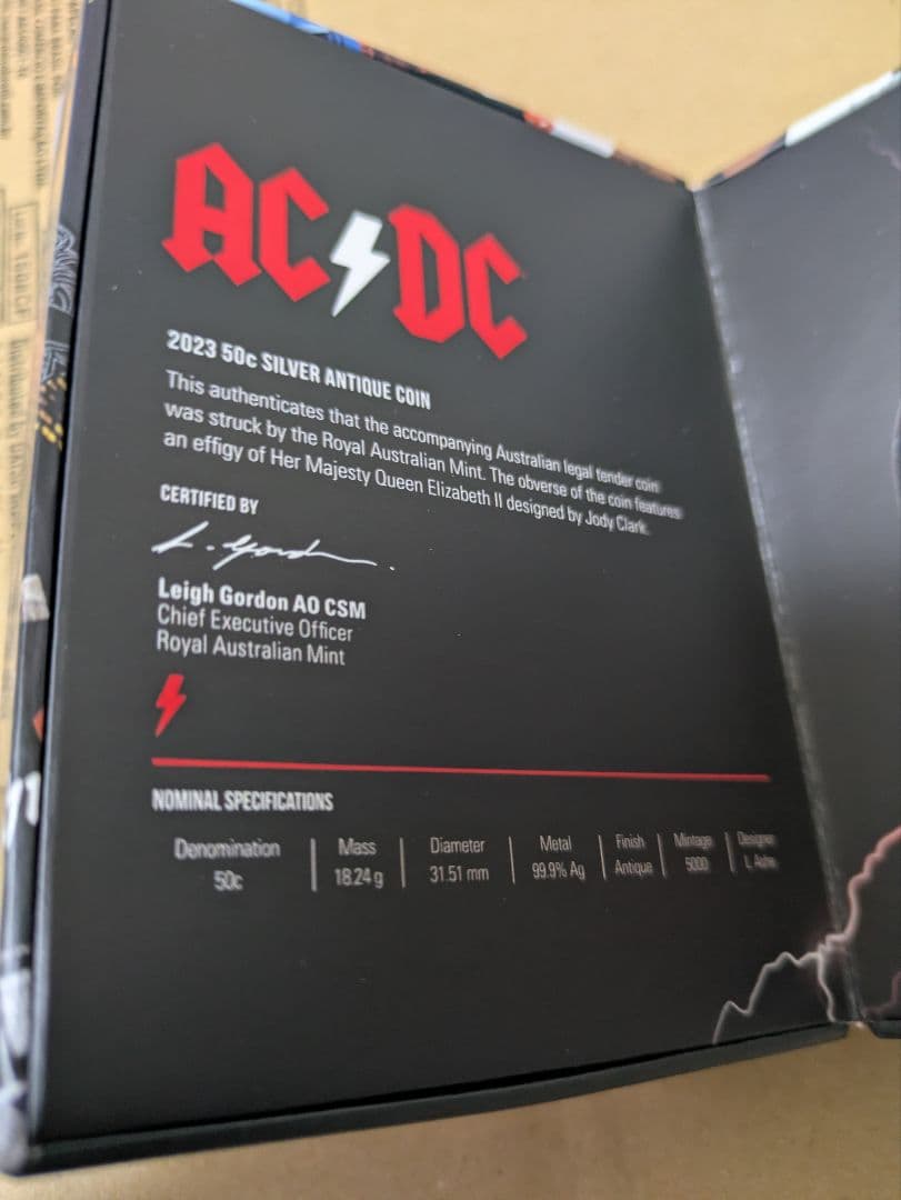 ミュージシャンACDC　純銀