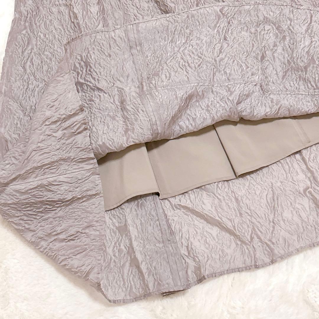 試着のみ／美品✨FRAY I.D ワイドストラップフレアワンピース モカ S