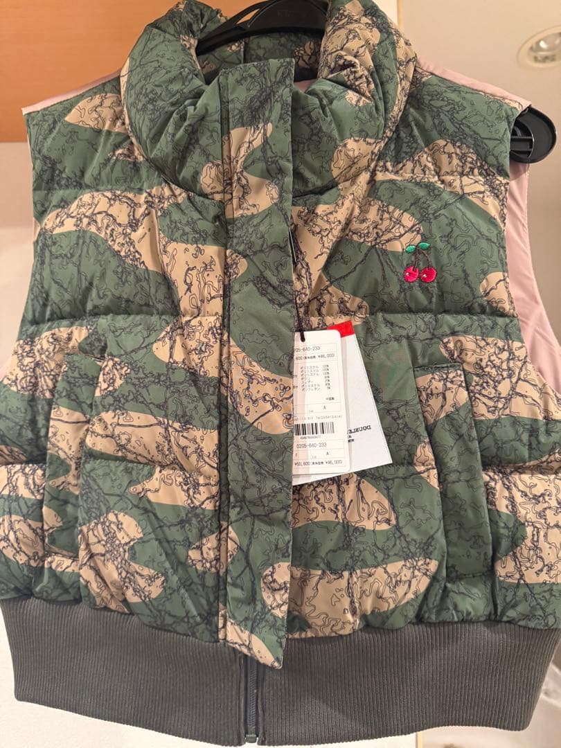 売り切り！ダブルスタンダードクロージング⭐︎DSC⭐︎カモフラ柄ダウンベスト⭐︎新品