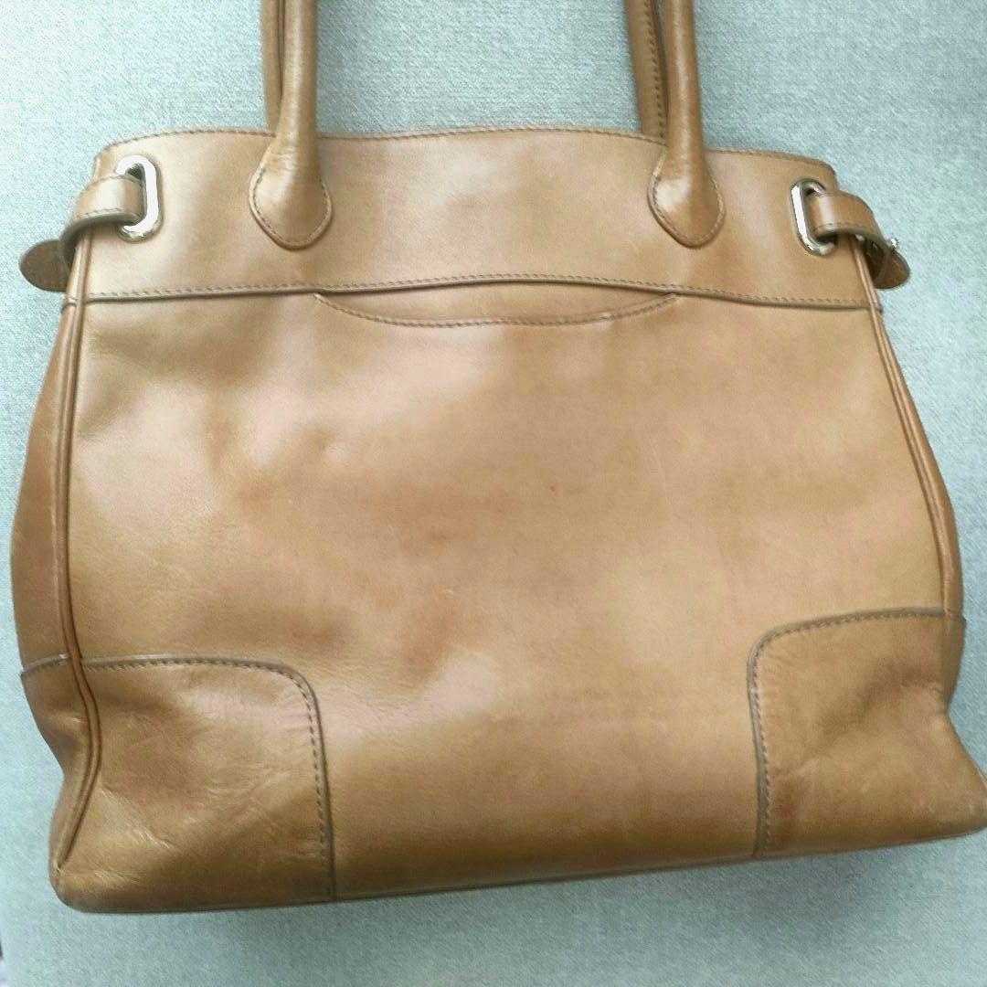 濱野 クラッシー アーバントート HAMANO　トートバッグ　南京錠　キャメル