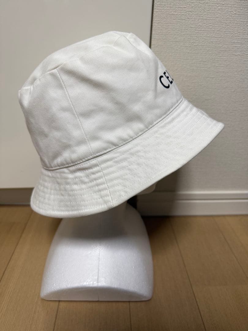 期間限定SALE⭐︎CELINE ホワイト バケットハット