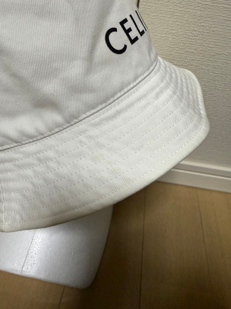 期間限定SALE⭐︎CELINE ホワイト バケットハット