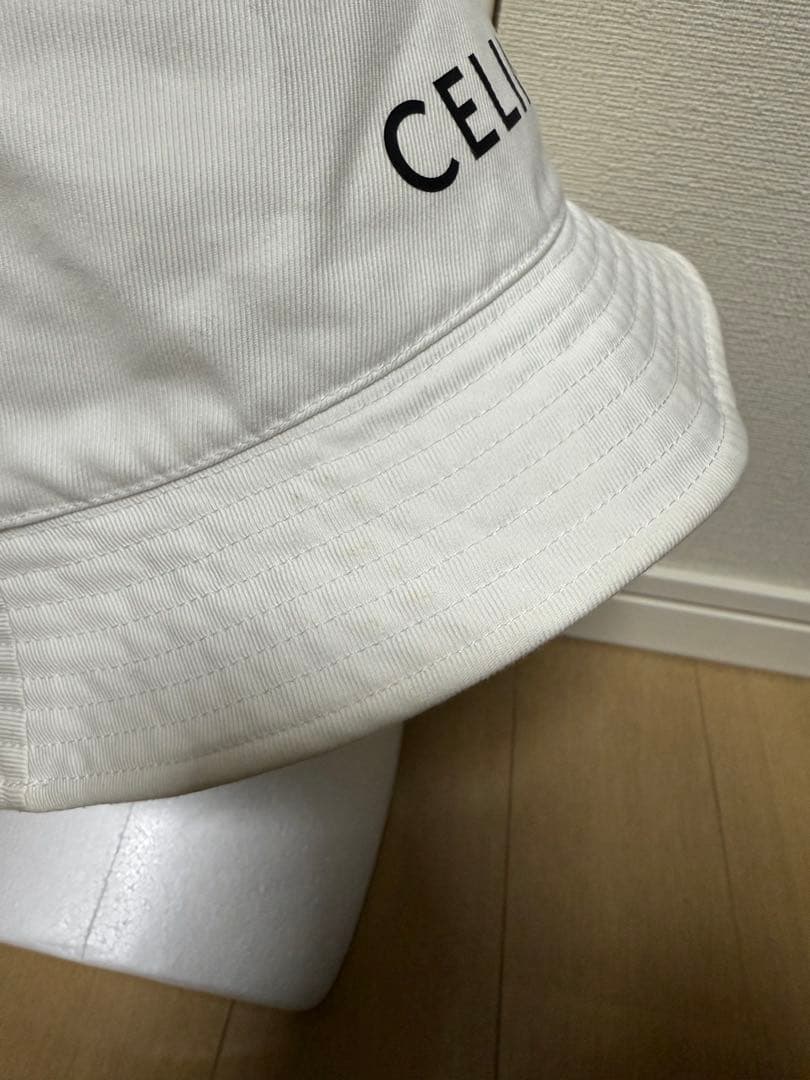 期間限定SALE⭐︎CELINE ホワイト バケットハット